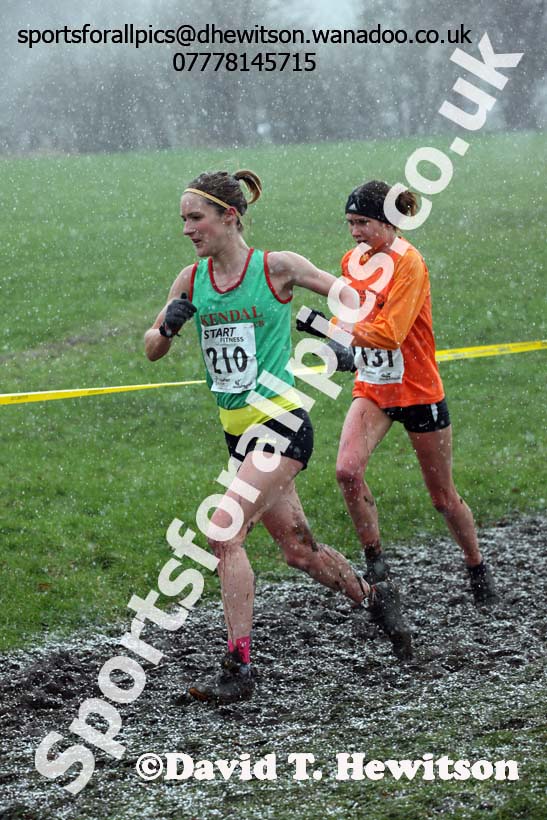 Senior womens Northern Cross Country Champs., Witton Park, Blackburn. Photo: David T. Hewitson/Sports for All Pics